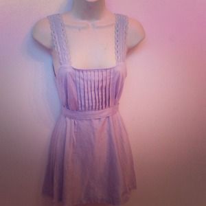 A light gray with lace straps