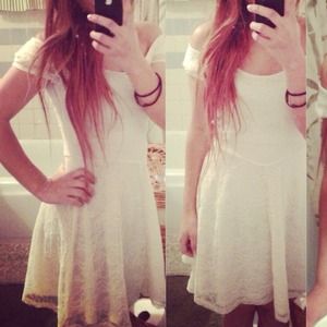 😍😍😍white laced Dress😍😍😍