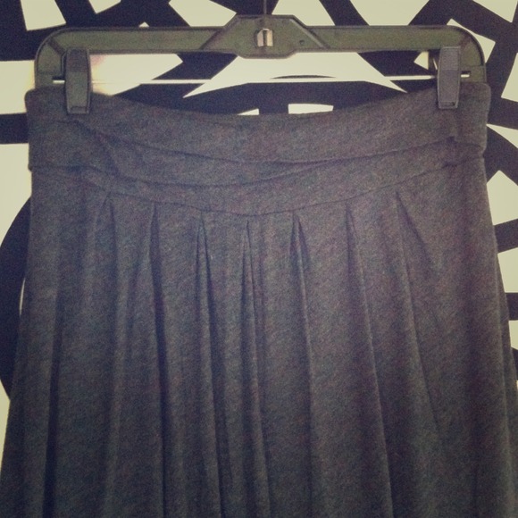 ❌❌TRADED❌❌ Dark Gray Maxi Skirt