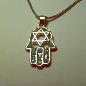 SOLD Jewish Chamsa Necklace