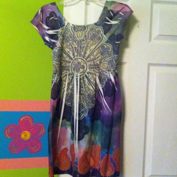 A purple dress
