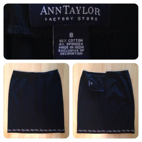 🚫Sold🚫Ann Taylor pencil skirt sz 8 (runs small) - Picture 2 of 3