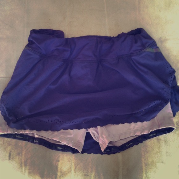 ****SOLD******Lululemon purple workout skirt