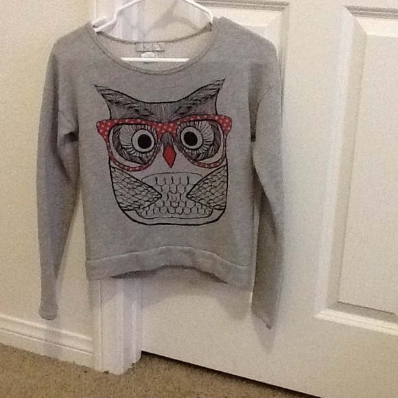 Cute owl sweater.