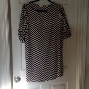 Everly chevron dress