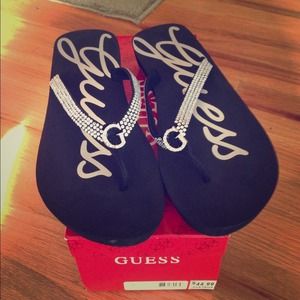 Guess flip flops. Perfect for summer!