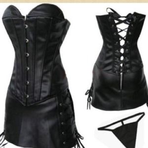 3 piece corset set. Various sizes available. Ask