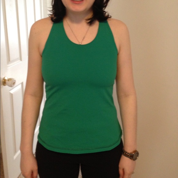 SOLD. Lululemon tank top. Green. Size 8