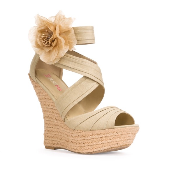 Tan espadrilles. Size 8.5. Worn once.