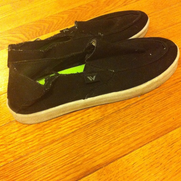 Black sneakers