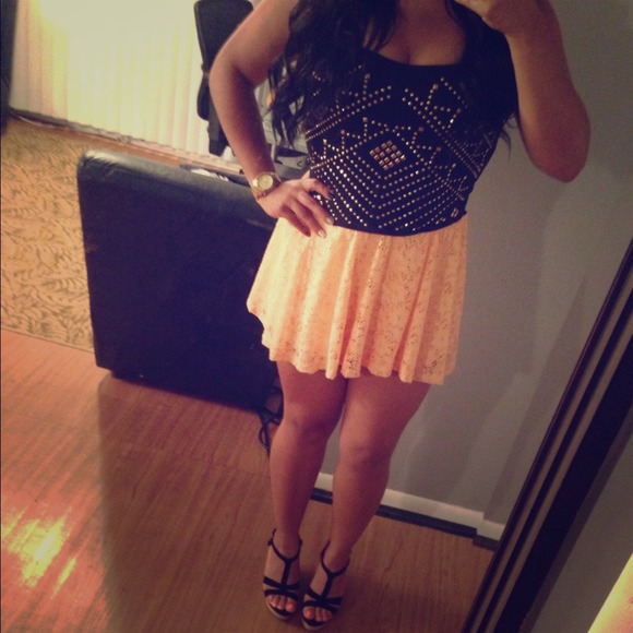 Trendy Studded Crop Top