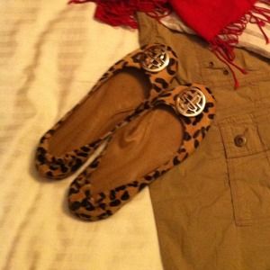 Cheetah print flats
