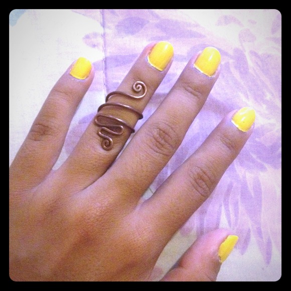 🐍💛Snake wrap around ring!💛🐍