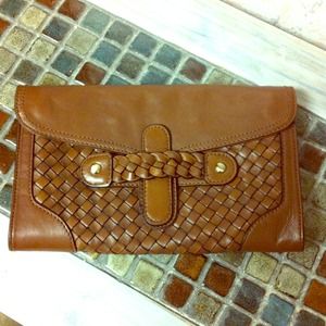 Name your price! Ann Taylor genuine leather clutch