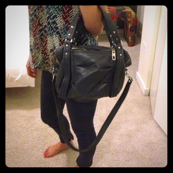 Blue handbag