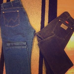 Two pairs of Wrangle Jeans!