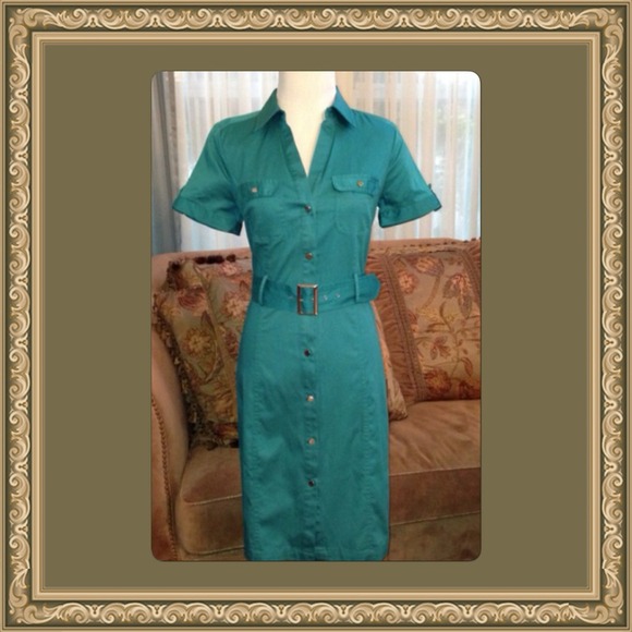 Apt. 9 Dresses & Skirts - 🎉HOST PICK🎉👗Teal Belted Dress👗