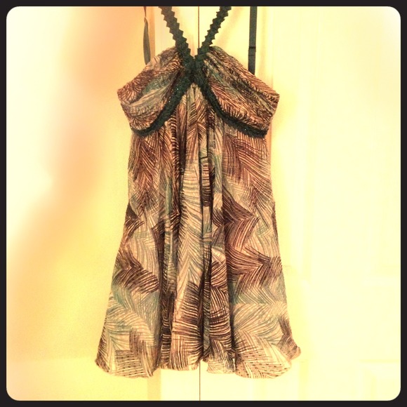 BCBG Peacock Dress