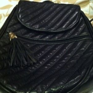 Black Backpack Handbag