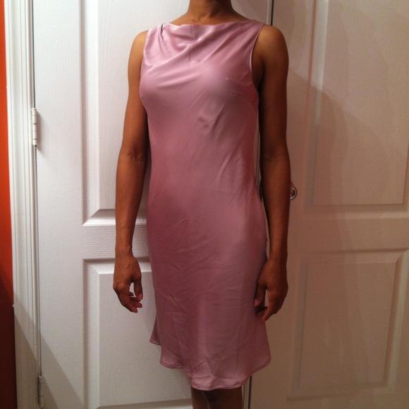 Light purple silky dress