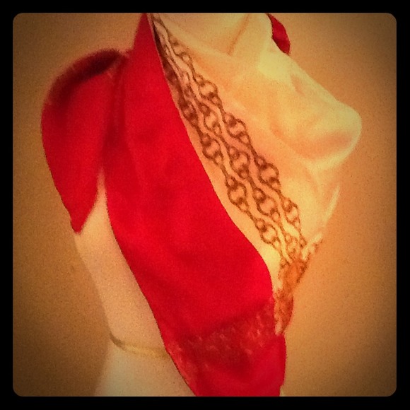 REDUCED!!  Vintage Chanel Silk Scarf