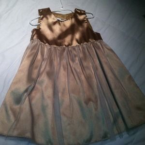 Gold dress