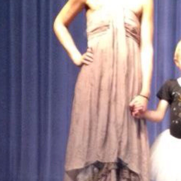 Longer in back dress
