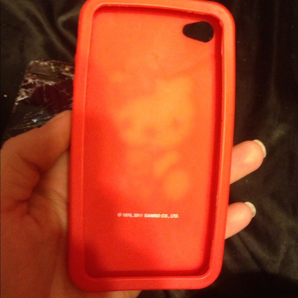 Hello kitty iPhone 4 rubber case 4s - Picture 2 of 3