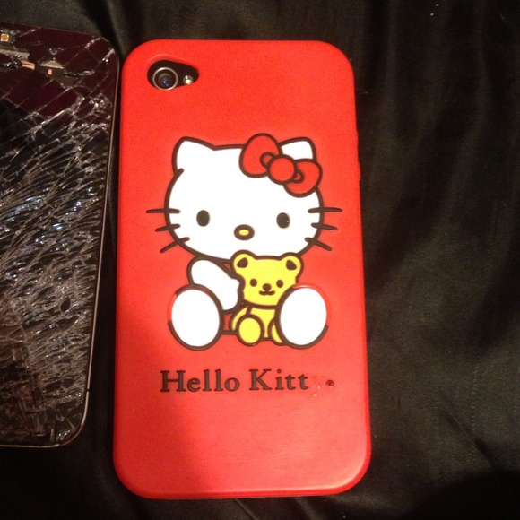 Hello kitty iPhone 4 rubber case 4s - Picture 3 of 3