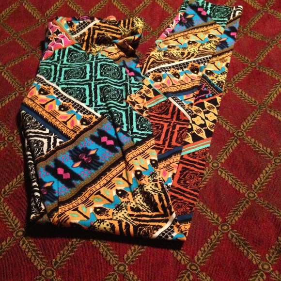 Funky print leggings