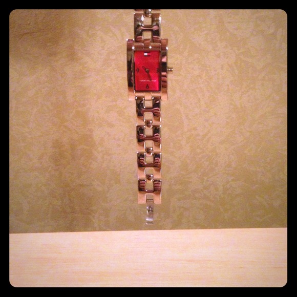 Women's Tommy Hilfiger Red Face Watch