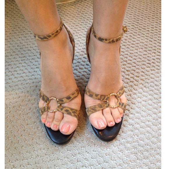 BCBG Strappy Cheetah Heel - Picture 2 of 2