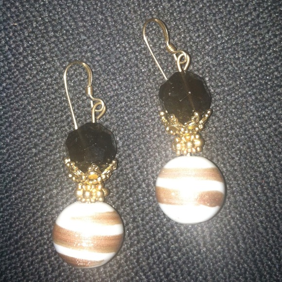 Black Swarovski Crystal & Italian Glass