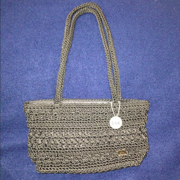 The SAK black crochet bag. - Picture 1 of 4