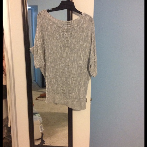 Knit sweater shirt