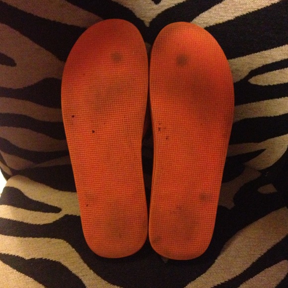 SOLD! Marc By Marc Jacobs Flip Flop Sandals Orange - Picture 4 of 4