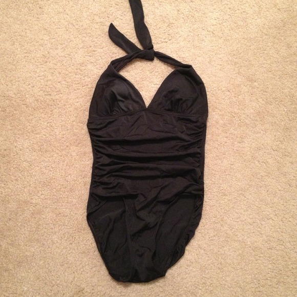 ***TRADED*** Black one piece swimsuit