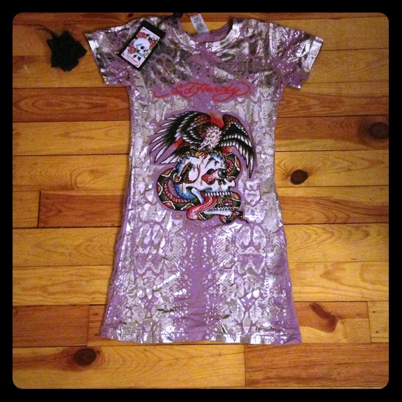 Dresses & Skirts - Ed Hardy Rhinestone Dress/Top