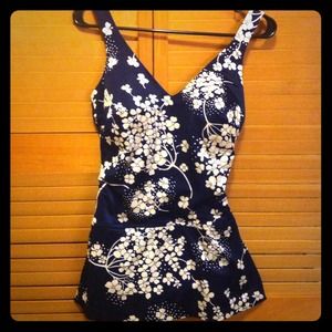Vintage floral swimsuit