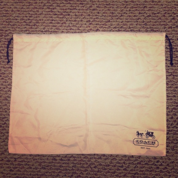Coach large dust bag.