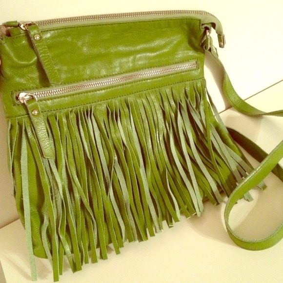 Leather Fringe Purse