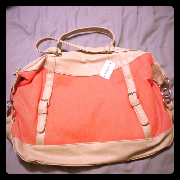 Salmon colored bag