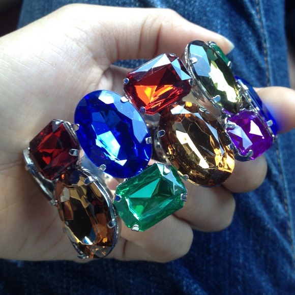 Brand new jeweled stretch bracelet