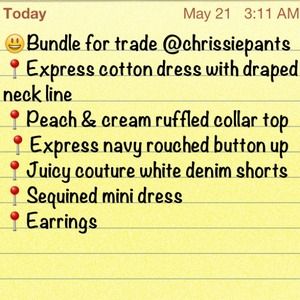 RESERVED bundle for chrissiepants