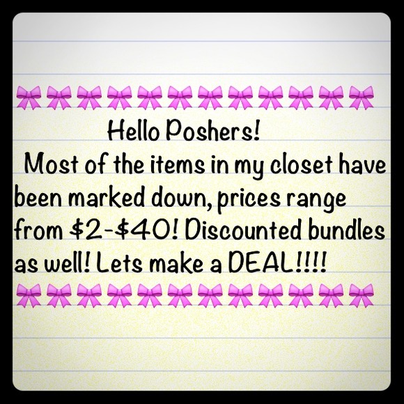 Almost every item has been marked down!!!