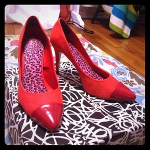 H&M Shocking Orange Heels