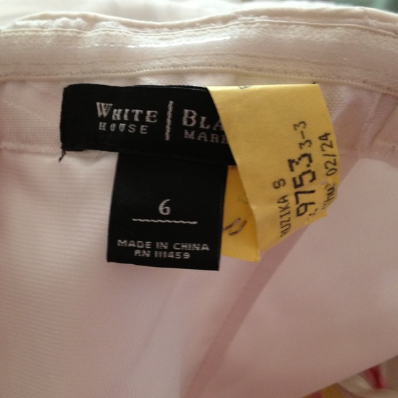 White House Black Market white strapless dress - Picture 3 of 4