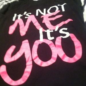 A black , white and pink shirt