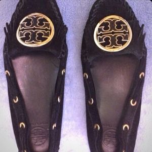 SOLD! Tory Burch Moccasins (6.5 suede)