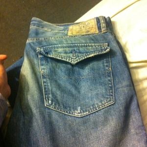 Men's polo jeans
